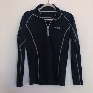 Marmot Black Zip Pullover Jacket